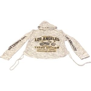 On Fire Los Angeles CA  1965 Vintage Classic Turbo Edition Sweatshirt Hoodie Med